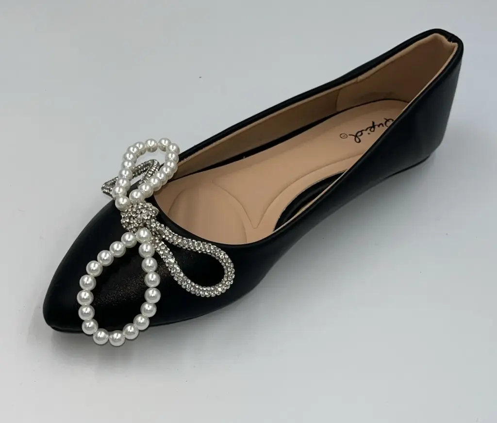 Bailarinas Qupid Swirl-328 De Punta Para Mujer - Negro 7 1/2 Mediano | 195180189413 TRG188383813
