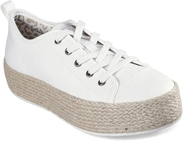 Bobs De Skechers Zapatillas Skechers Bobs Sesame Sun Dazing Para Mujer - Blanco Rojo 8 1/2 Mediano | 197627317731 TRG187797986