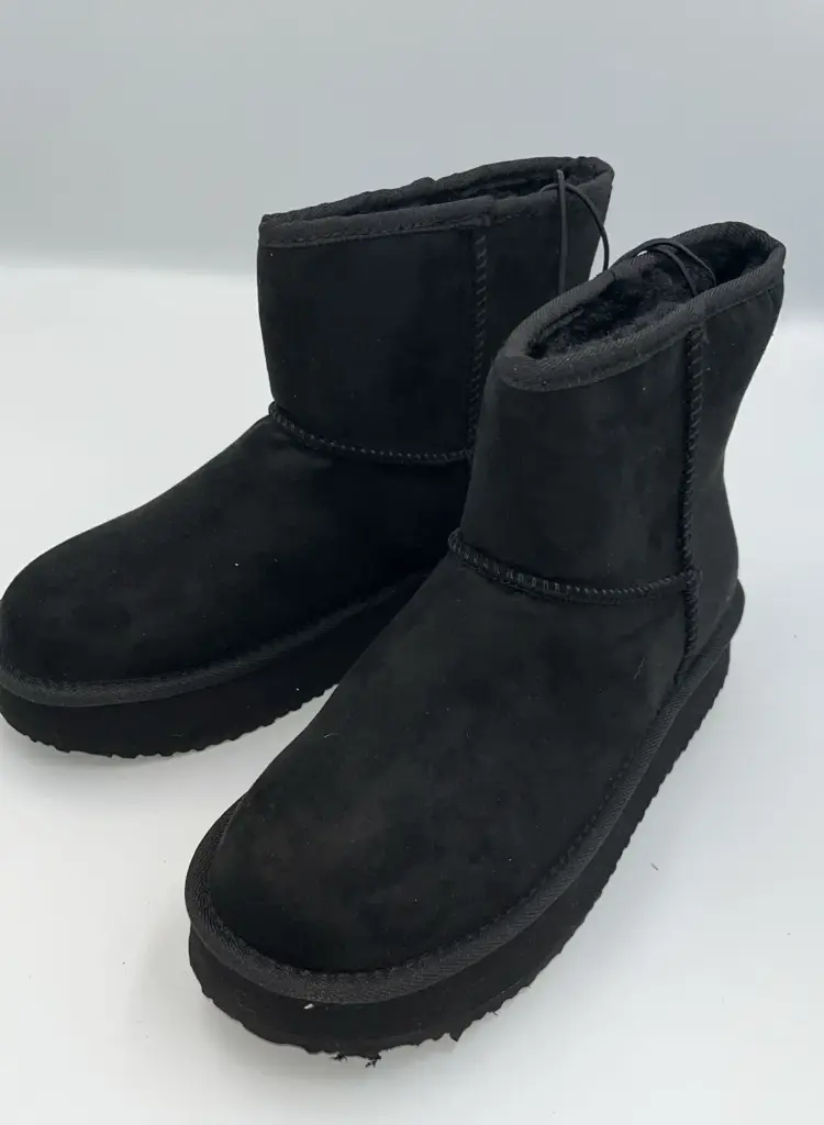 Botas De Invierno Con Plataforma Y Tacón Plano Ruthie De Arizona Para Mujer - Negro 8 Mediano | R1N0000007Qcs7 TRG187797962