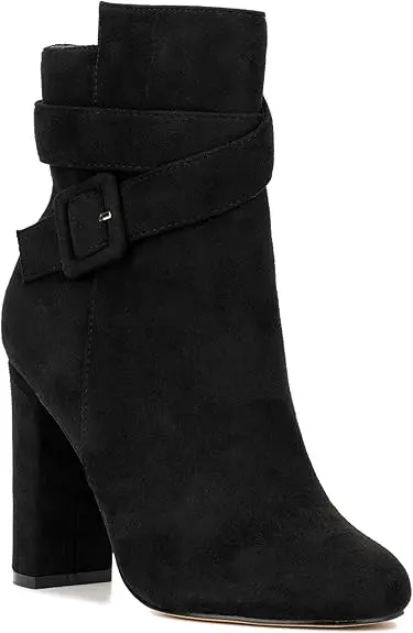 Botines De Tacón Cuadrado Aura Para Mujer De East Fifth East 5Th - Negro 7 Mediano | R1N0000007Vvu3 TRG188720531