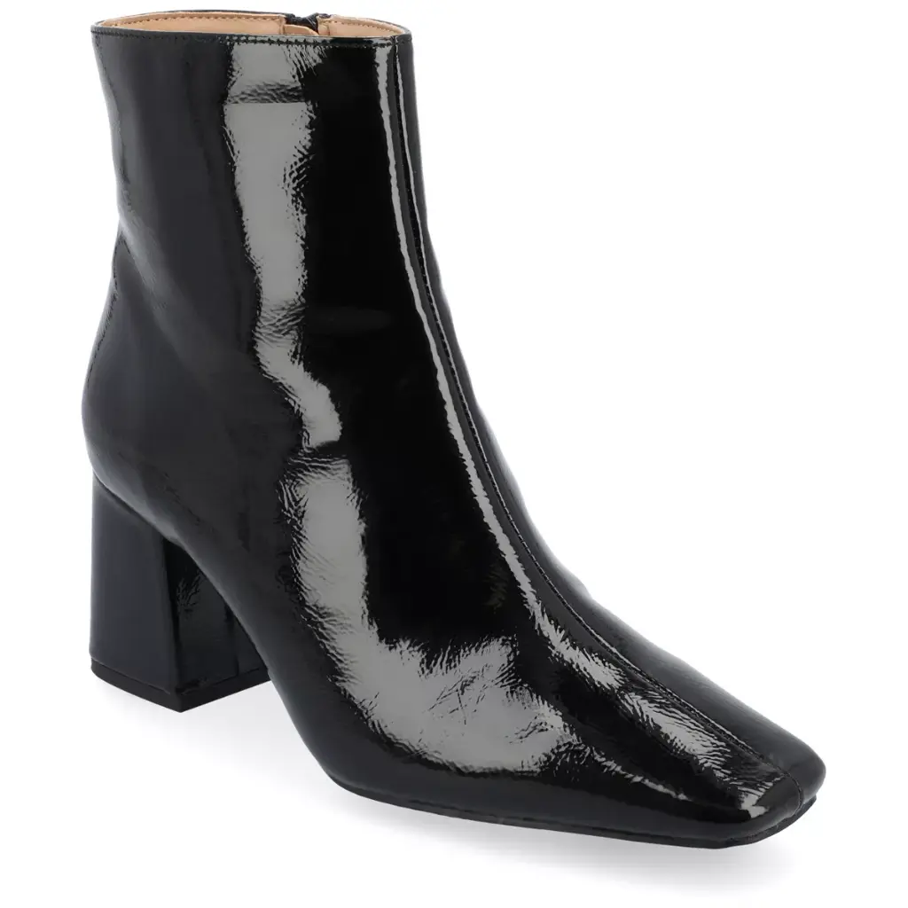Botines De Tacón Cuadrado Haylinn Para Mujer De La Colección Journee - Negro 11 Mediano | TRG185052778