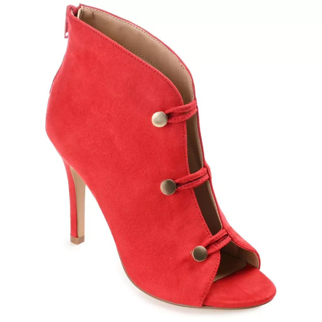 Botines De Tacón De Aguja Brecklin Para Mujer De La Colección Journee - Rojo 8 1/2 Mediano | 194593816343 TRG187862575