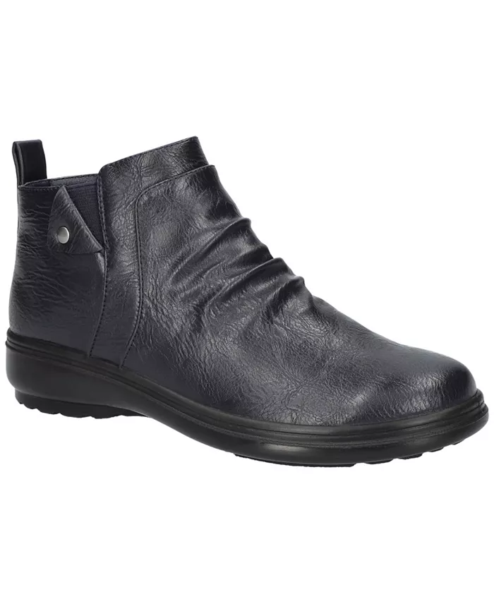 Botines De Tacón Plano Ariadne Para Mujer De Easy Street - Azul Marino 11 Mediano | TRG192805519