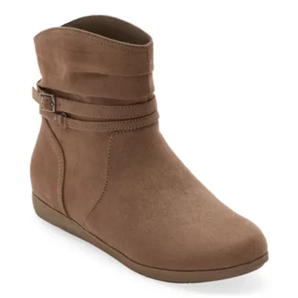 Botines De Tacón Plano Kinley Para Mujer De St. John'S Bay - Gris Topo 7 1/2 Mediano | R1N0000007W4X8 TRG187798653
