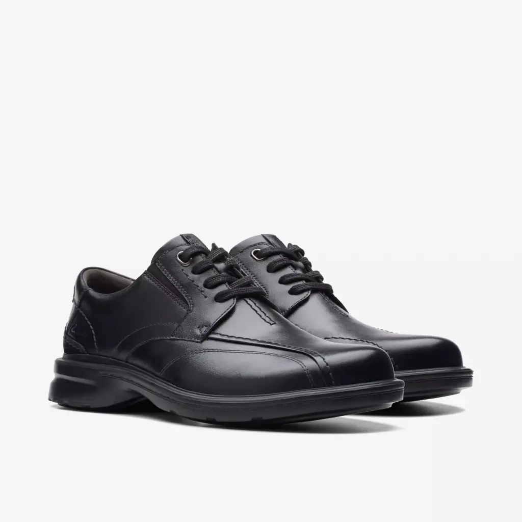 Clarks Of England Zapatos Oxford Clarks Cc Gessler Con Cordones En Color Tostado Para Hombre - Negro 13 Ancho | TRG185045656
