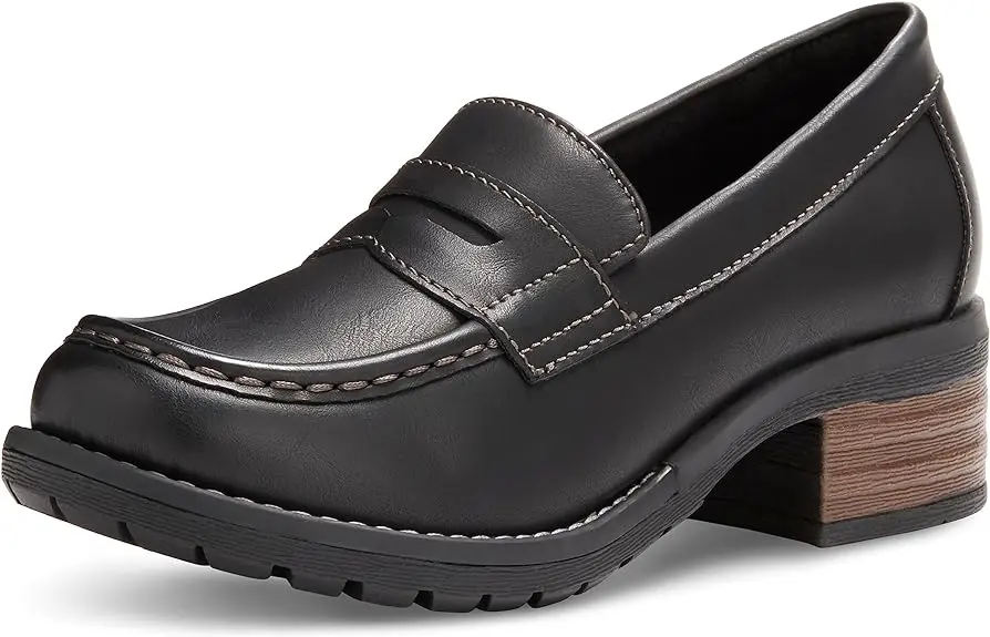 Eastland Holly - Zapato Sin Cordones Para Mujer, Color Negro, Talla 8 1/2 Mediana | TRG192761078
