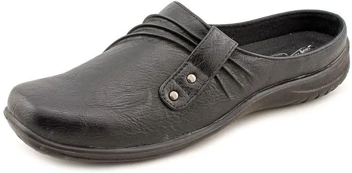 Easy Street Holly - Zapato Sin Cordones Con Punta Cuadrada Para Mujer, Color Negro, Talla 8 Extra Ancha | 885660253207 TRG188376993