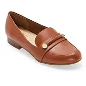 Mocasines De Punta Redonda Zaria Para Mujer De Liz Claiborne - Crema 8 1/2 Ancho | 198272065442 TRG187797282
