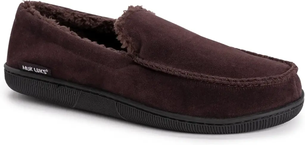 Muk Luks - Pantuflas Tipo Mocasín Muk Luks Marrón M | TRG192813469