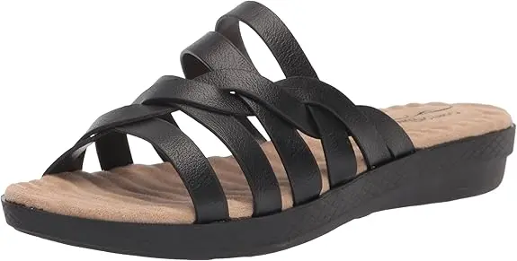Sandalias De Cuña Sheri Para Mujer De Easy Street - Negro 11 Mediano | 193073960811
