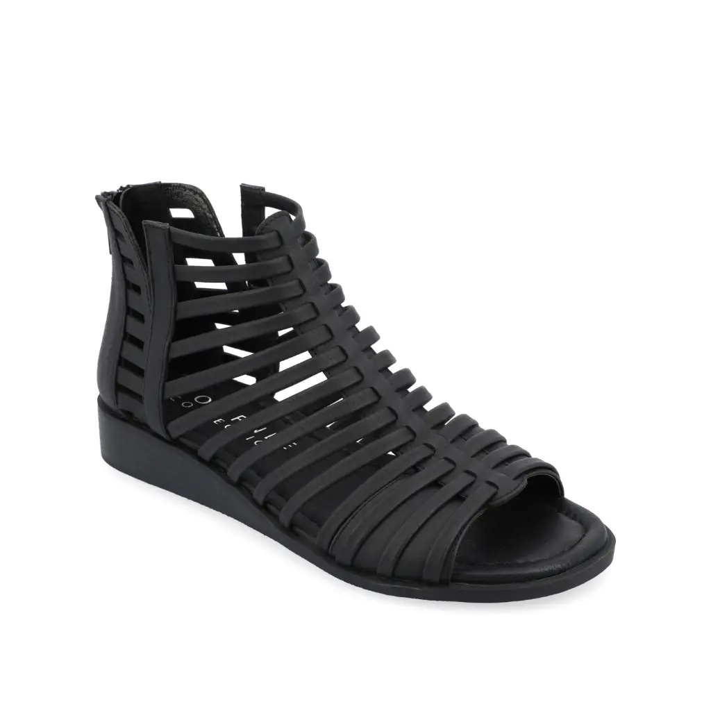 Sandalias De Gladiador Delilah Para Mujer De La Colección Journee - Negro 11 Mediano | 52574786712 TRG187601262