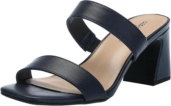 Sandalias De Tacón Clovelle Para Mujer De Easy Street - Azul Marino 7 Mediano | 196371461844 TRG187861461