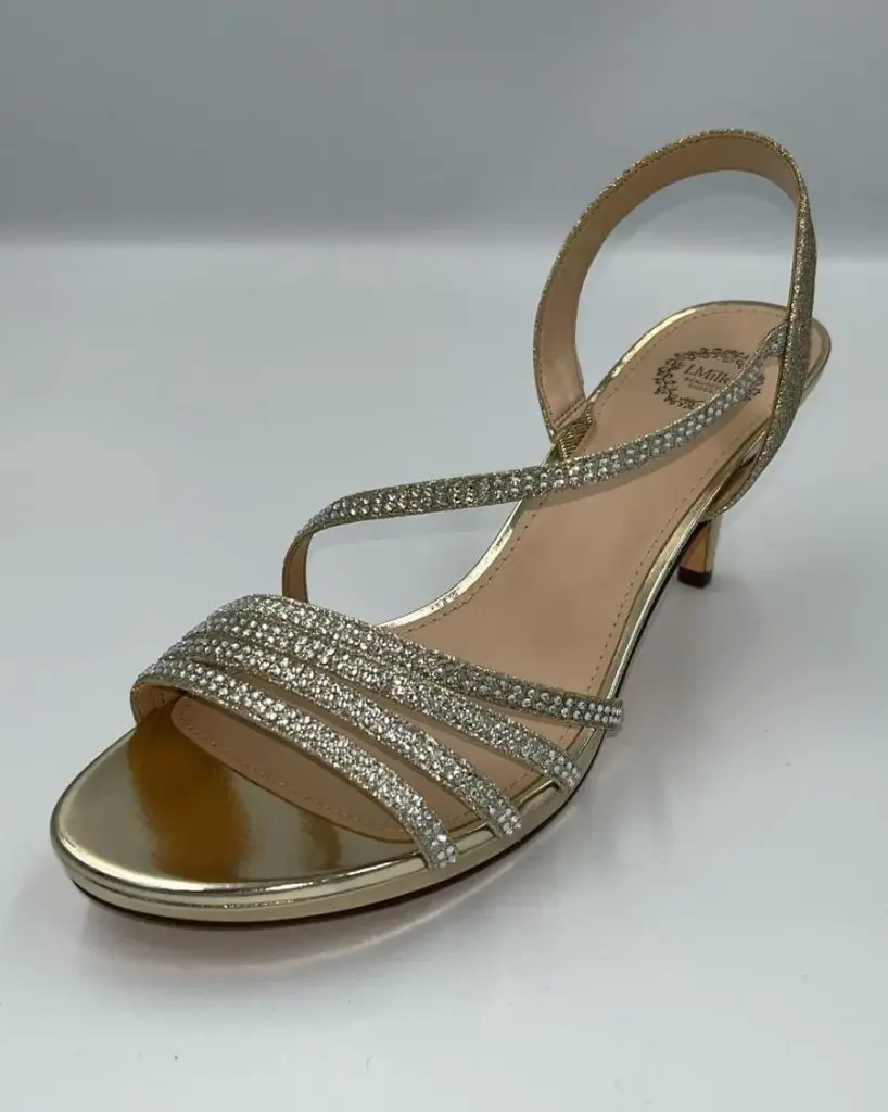 Sandalias De Tacón Nalda Para Mujer De I. Miller - Platino 9 1/2 Mediano | TRG192803831