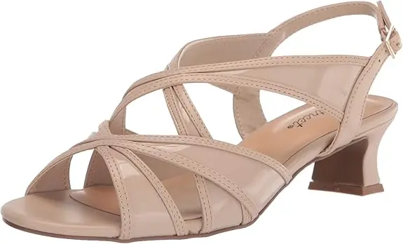 Sandalias De Tacón Tristen Para Mujer De Easy Street - Nude Natural 9 Medium | TRG192807488