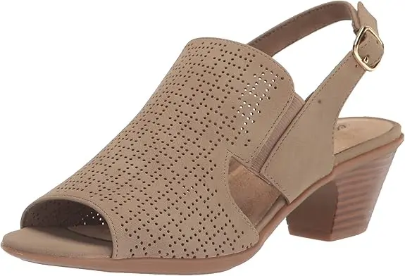 Sandalias De Tacón Zelma Para Mujer De Easy Street - Natural 7 Mediano | 196371231942 TRG188377006