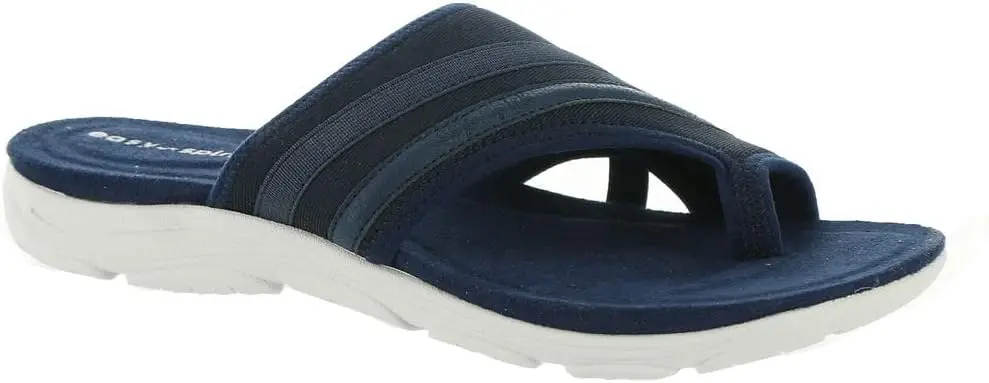 Sandalias Planas Lola Para Mujer De Easy Spirit - Azul Vestido, 11 De Ancho | 195608320497 TRG187798820