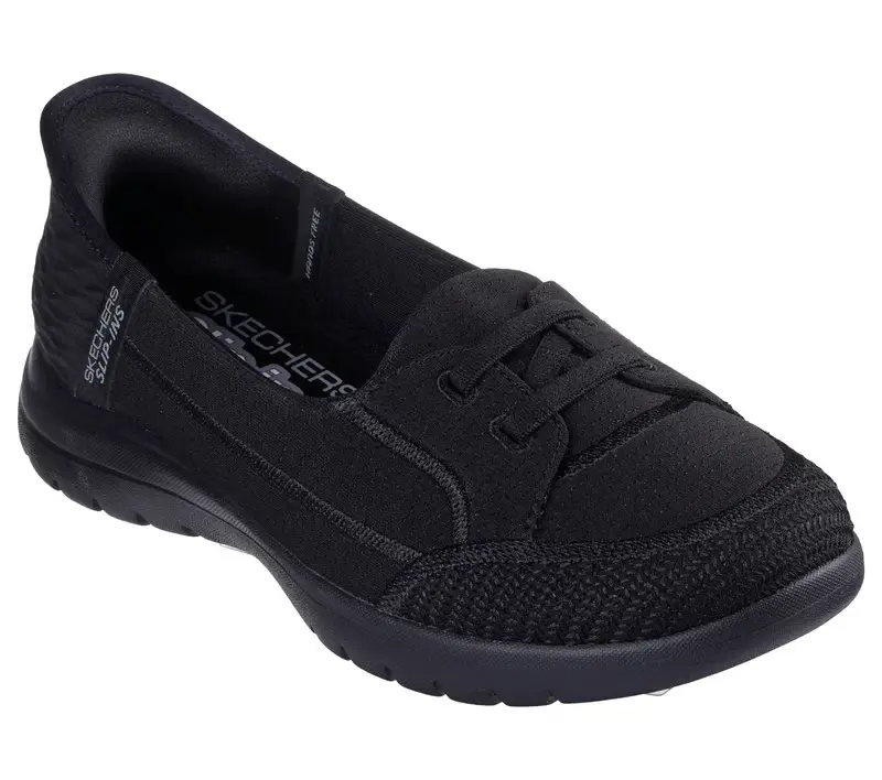 Skechers Hands Free Slip-Ins On-The-Go Flex - Zapatillas Sin Cordones De Primera Calidad Para Mujer - Negro, 9 Mediano | 196642529655