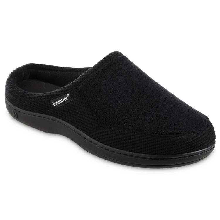 Zapatillas De Deporte Isotoner 92385 Travis Con Capucha De Microfelpa Y Gofre Para Hombre, Talla M, Color Negro | 194194094850 TRG188381354