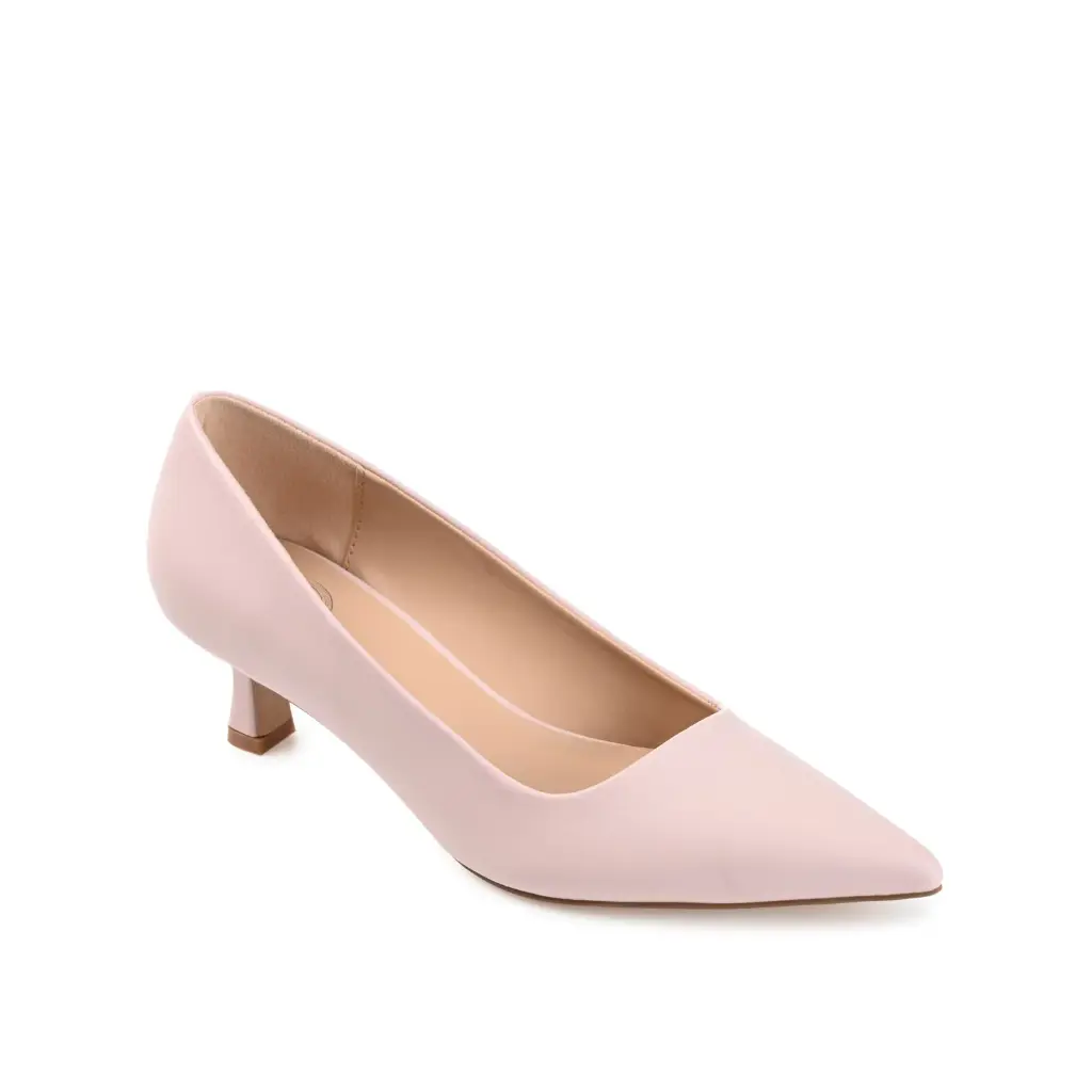 Zapatos De Tacón Bajo Con Punta Puntiaguda Celica Para Mujer De Journee Collection - Rubor 7 1/2 Medium | 194593920972