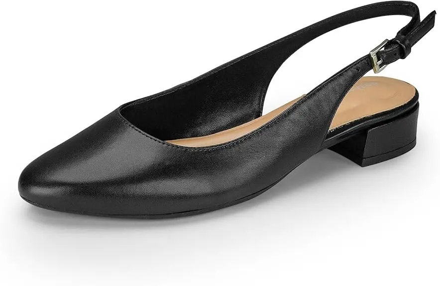 Zapatos De Tacón Cuadrado Cassius De Easy Spirit Para Mujer, Con Punta Puntiaguda, Color Negro, Talla 9 1/2 Mediana | TRG192761600