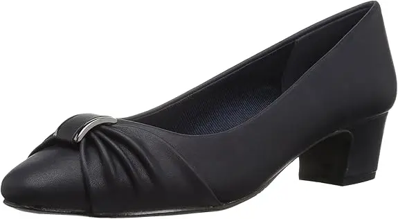 Zapatos De Tacón Cuadrado Eloise Para Mujer De Easy Street - Azul Marino 9 Ancho | TRG192807540