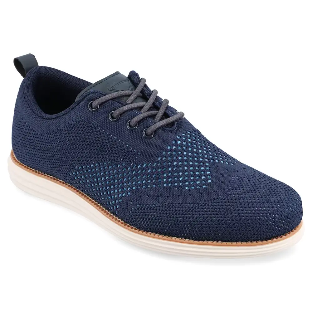 Zapatos Oxford Con Punta De Ala Ezra Para Hombre De Vance Co. - Azul, 13 De Ancho | 194593622319 TRG188371918
