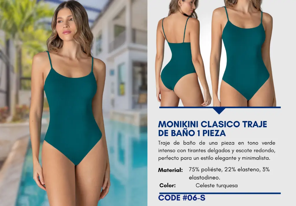 Traje de Baño Para Mujer Small Elite Swim S-06