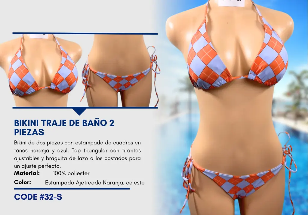 Traje de Baño Para Mujer Small Elite Swim S-32