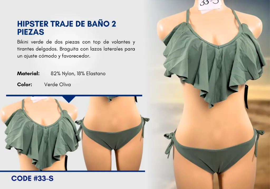 Traje de Baño Para Mujer Small Elite Swim S-33