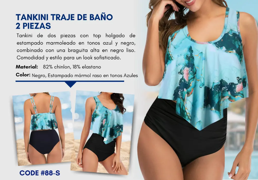 Traje de Baño Para Mujer Small Elite Swim S-88