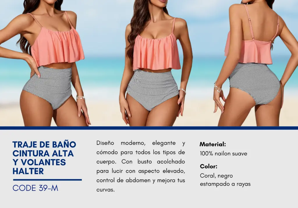 Traje de Baño Para Mujer Medium Elite Swim M-39