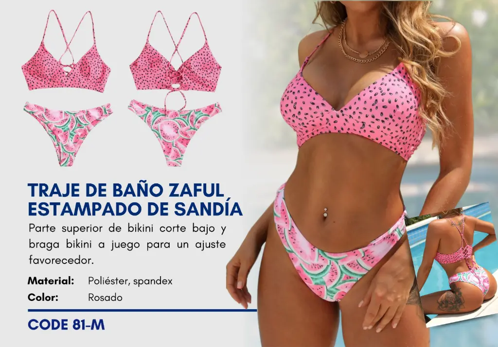 Traje de Baño Para Mujer Medium Elite Swim M-81