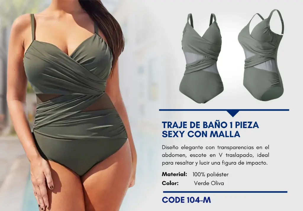 Traje de Baño Para Mujer Medium Elite Swim M-104
