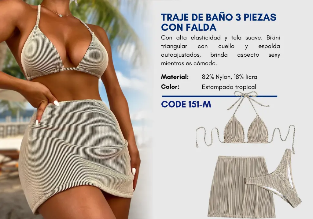 Traje de Baño Para Mujer Medium Elite Swim M-151