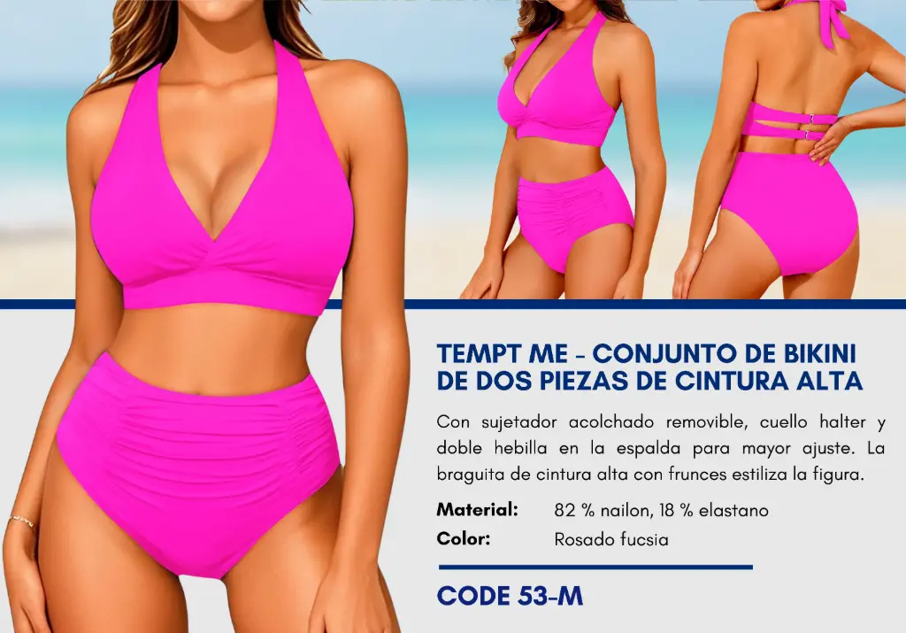 Traje de Baño Para Mujer Medium Esencial Swim M-53