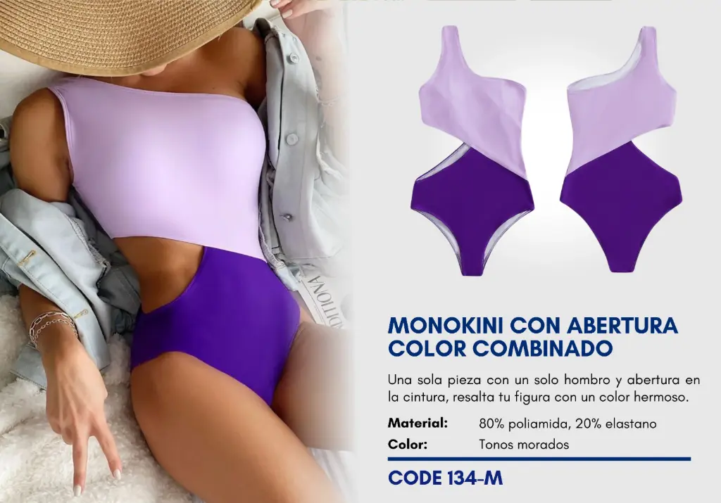 Traje de Baño Para Mujer Medium Esencial Swim M-134