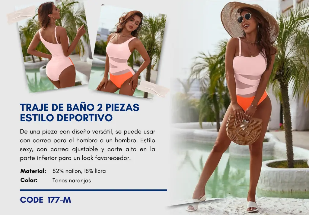 Traje de Baño Para Mujer Medium Esencial Swim M-177