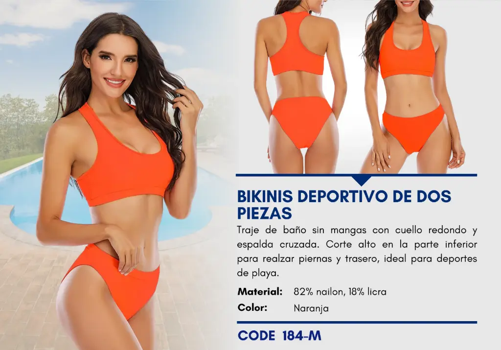 Traje de Baño Para Mujer Medium Esencial Swim M-184