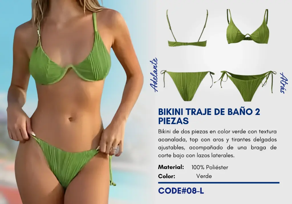 Traje de Baño Para Mujer Large Elite Swim L-08