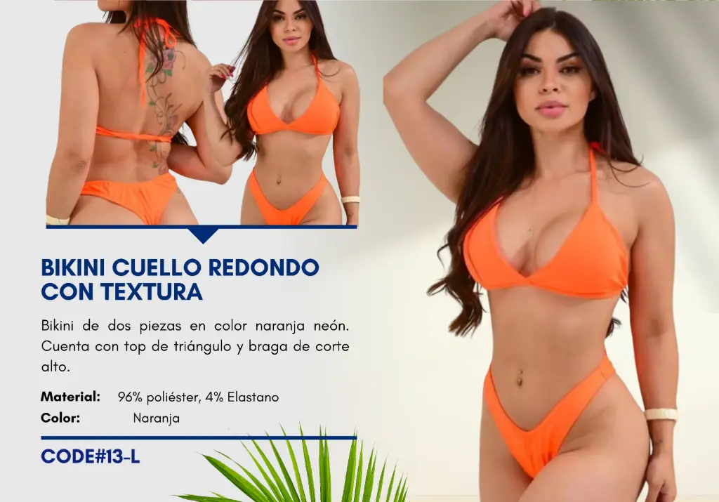 Traje de Baño Para Mujer Large Elite Swim L-13