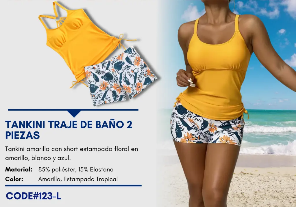 Traje de Baño Para Mujer Large Elite Swim L-123