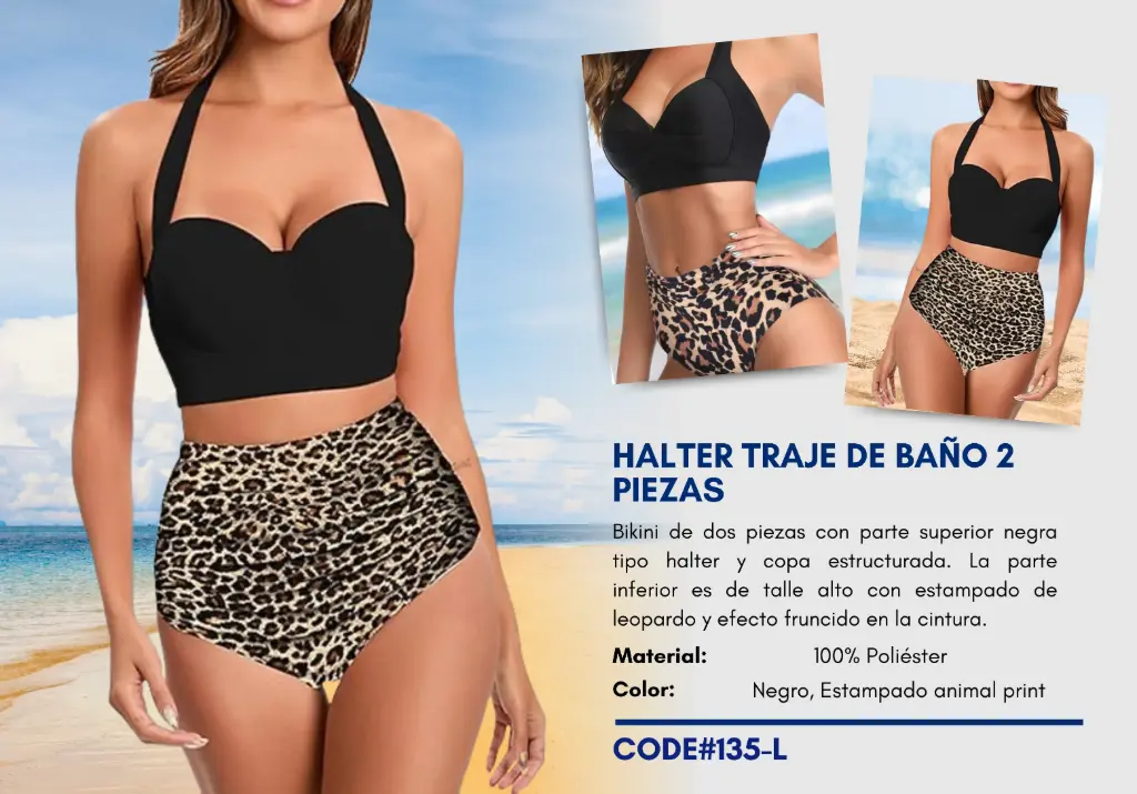 Traje de Baño Para Mujer Large Elite Swim L-135