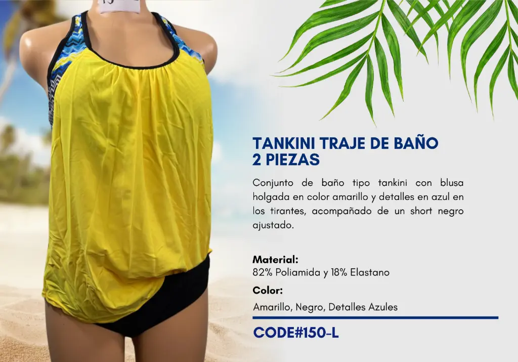 Traje de Baño Para Mujer Large Elite Swim L-150