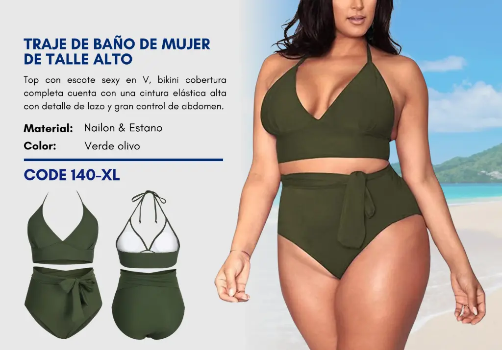 Traje de Baño Para Mujer Extra Large Elite Swim XL-140