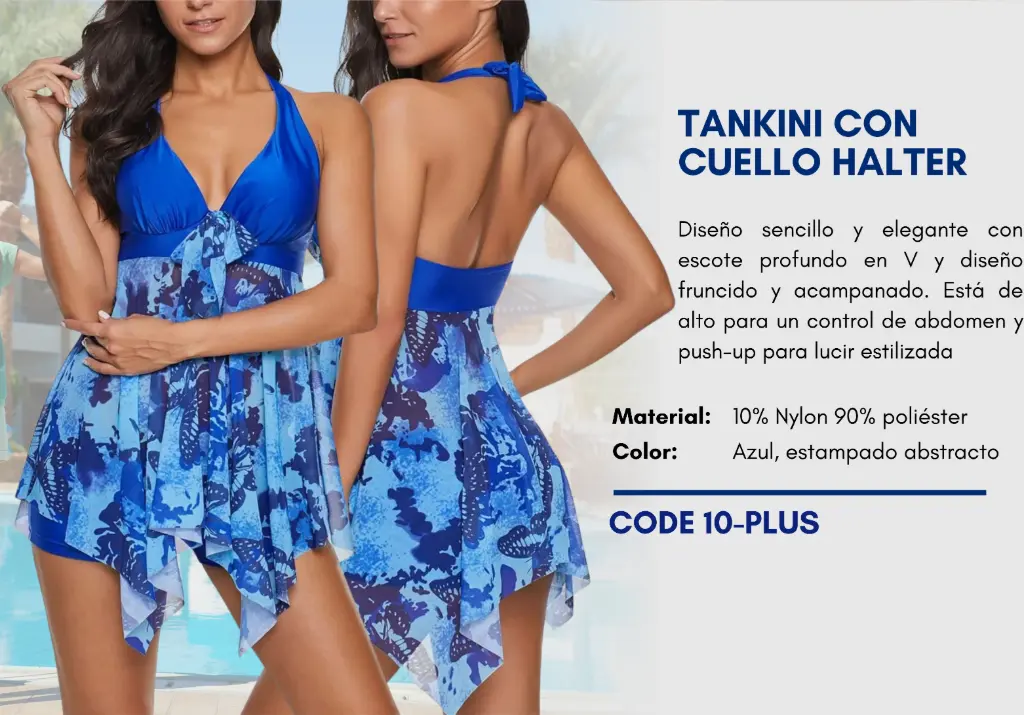 Traje de Baño Para Mujer PLUS Elite Swim PLUS-10