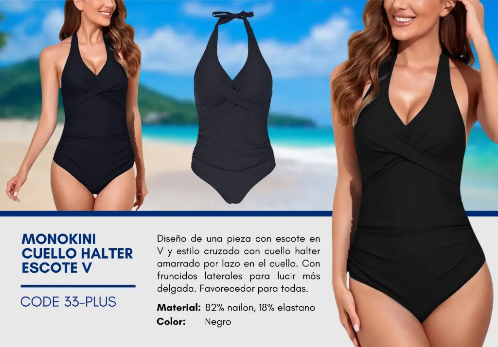 Traje de Baño Para Mujer PLUS Elite Swim PLUS-33