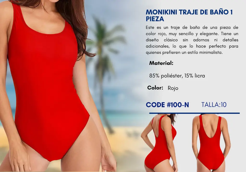 Traje de Baño Para Niña 10Y Kids Swim N-100