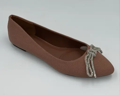 [Qupid Womens Swirl-328 Pointed Toe Ballet Flats - BURLWOOD 8 1/2 MEDIUM] Bailarinas Qupid Swirl-328 De Punta Para Mujer - Burlwood 8 1/2 Medium | 195180178653 TRG188372573