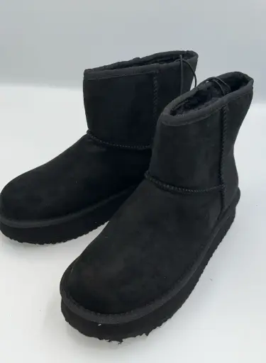[Arizona Womens Ruthie Platform Flat Heel Winter Boots - BLACK 8 MEDIUM] Botas De Invierno Con Plataforma Y Tacón Plano Ruthie De Arizona Para Mujer - Negro 8 Mediano | R1N0000007Qcs7 TRG187797962
