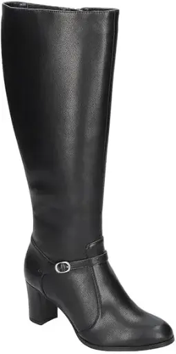 [Easy Street Womens Missy Block Heel Booties - BLACK 7 MEDIUM] Botines De Tacón Cuadrado Missy Para Mujer De Easy Street - Negro 7 Mediano | TRG185041026